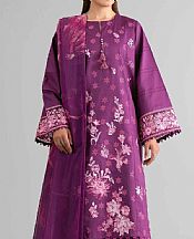 Nishat Plum Lawn Suit- Pakistani Lawn Dress