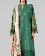 Nishat Green Lawn Suit- Pakistani Lawn Dress