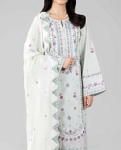 Nishat Light Grey Lawn Suit- Pakistani Lawn Dress
