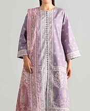 Nishat Lilac Lawn Suit- Pakistani Designer Lawn Suits