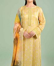 Nishat Sand Gold Lawn Suit- Pakistani Designer Lawn Suits