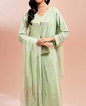 Nishat Light Green Lawn Suit- Pakistani Lawn Dress