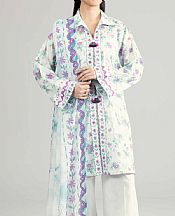 Nishat White Lawn Suit (2 pcs)- Pakistani Designer Lawn Suits
