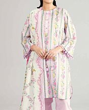 Nishat Off White/Pale Pink Lawn Suit (2 pcs)- Pakistani Lawn Dress