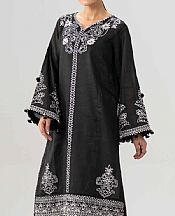 Nishat Black Dobby Suit (2 pcs)- Pakistani Lawn Dress