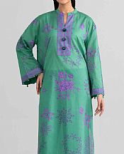 Nishat Viridian Green Lawn Suit (2 pcs)- Pakistani Lawn Dress