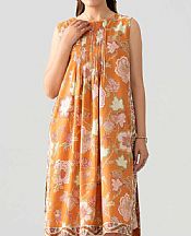Nishat Dull Orange Lawn Suit (2 pcs)- Pakistani Designer Lawn Suits