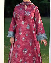 Nishat Light Burgundy Lawn Suit- Pakistani Lawn Dress