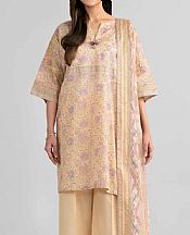 Nishat Ivory Lawn Suit- Pakistani Designer Lawn Suits