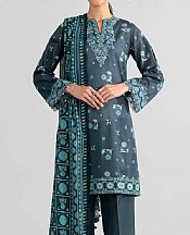 Nishat Pickled Bluewood Lawn Suit- Pakistani Lawn Dress
