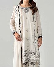 Nishat Off White Lawn Suit- Pakistani Designer Lawn Suits