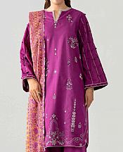 Nishat Fuchsia Dobby Suit- Pakistani Lawn Dress