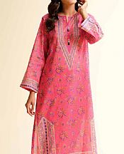 Nishat Pink Lawn Suit (2 pcs)- Pakistani Designer Lawn Suits