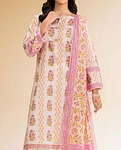 Nishat Pale Pink Lawn Suit (2 pcs)- Pakistani Lawn Dress