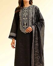 Nishat Black Lawn Suit (2 pcs)- Pakistani Lawn Dress