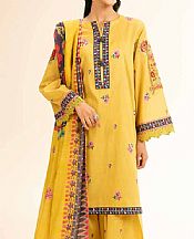 Nishat Golden Yellow Lawn Suit