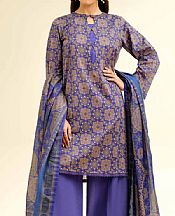 Nishat Blueberry Lawn Suit- Pakistani Lawn Dress