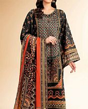 Nishat Black Lawn Suit- Pakistani Lawn Dress