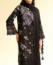Nishat Black Cambric Suit- Pakistani Designer Lawn Suits