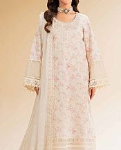 Nishat Off White Cambric Suit- Pakistani Lawn Dress