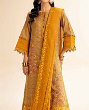 Nishat Cadmium Orange Cambric Suit- Pakistani Designer Lawn Suits