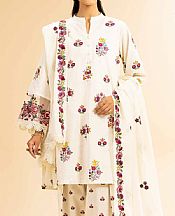 Nishat Off White Cambric Suit