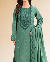 Nishat Viridian Green Cambric Suit