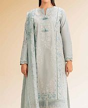 Nishat Grey Cambric Suit- Pakistani Designer Lawn Suits