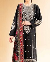 Nishat Black Cambric Suit- Pakistani Designer Lawn Suits