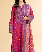 Nishat Bright Pink Lawn Suit- Pakistani Lawn Dress