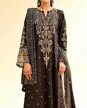 Nishat Black Lawn Suit- Pakistani Lawn Dress