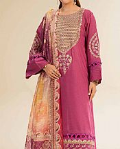 Nishat Raspberry Pink Lawn Suit- Pakistani Lawn Dress
