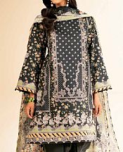 Nishat Black Cambric Suit- Pakistani Lawn Dress