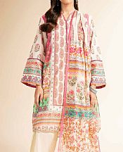 Nishat Off White Cambric Suit- Pakistani Lawn Dress