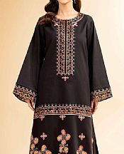 Nishat Black Cambric Suit (2 pcs)- Pakistani Lawn Dress