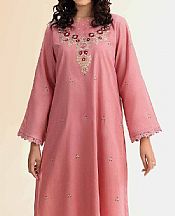 Nishat Rose Pink Dobby Suit (2 pcs)- Pakistani Winter Dress