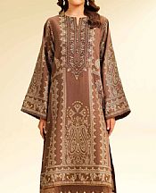 Nishat Brown Jacquard Suit (2 pcs)- Pakistani Designer Lawn Suits