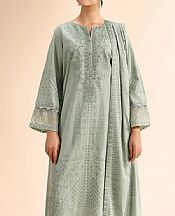 Nishat Sage Green Jacquard Suit- Pakistani Lawn Dress
