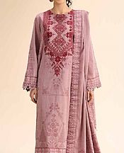 Nishat Cavern Pink Jacquard Suit- Pakistani Designer Lawn Suits
