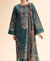 Nishat Mineral Green Cambric Suit- Pakistani Designer Lawn Suits