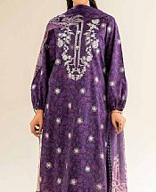 Nishat Purple Cambric Suit- Pakistani Designer Lawn Suits