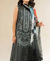 Nishat Black Cambric Suit- Pakistani Designer Lawn Suits