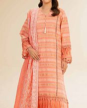 Nishat Coral Jacquard Suit- Pakistani Lawn Dress
