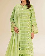 Nishat Light Moss Green Jacquard Suit- Pakistani Lawn Dress