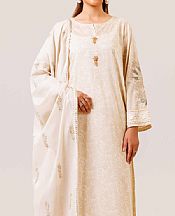 Nishat Beige Lawn Suit- Pakistani Lawn Dress