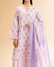 Nishat Light Pink Lawn Suit (2 pcs)- Pakistani Lawn Dress