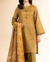 Nishat Harvest Gold Lawn Suit (2 pcs)- Pakistani Designer Lawn Suits