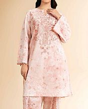 Nishat Pastel Pink Cambric Suit (2 pcs)- Pakistani Lawn Dress
