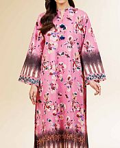 Nishat Baby Pink Cambric Suit (2 pcs)- Pakistani Designer Lawn Suits