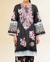 Nishat Black Cambric Suit (2 pcs)- Pakistani Designer Lawn Suits